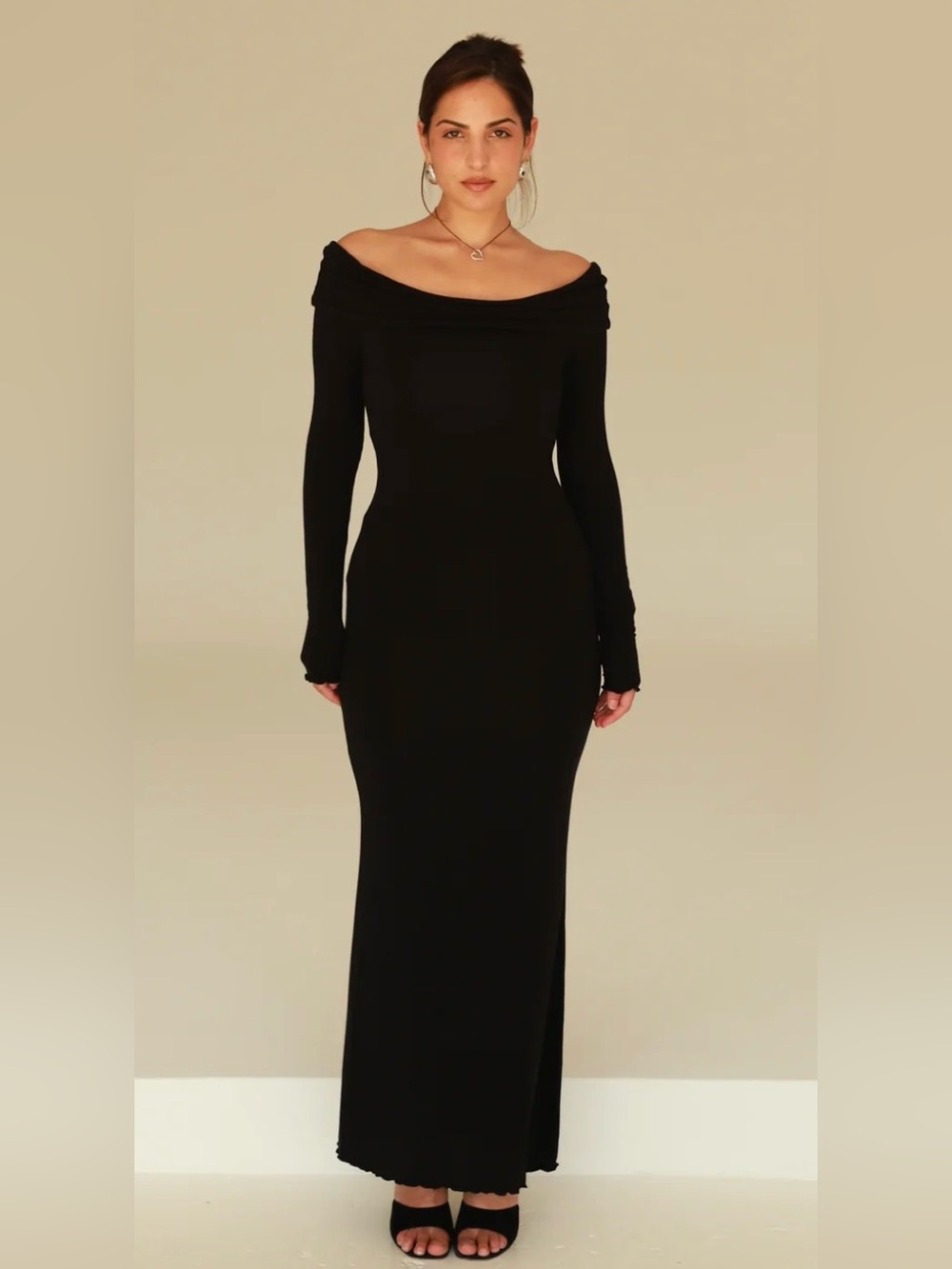 Tunchy Gardenia Dress - Black